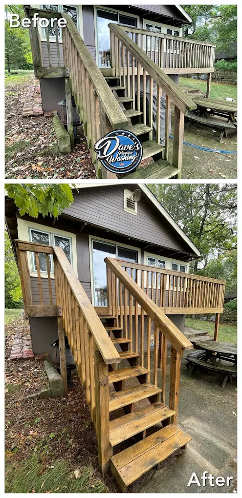 Deck & stair cleaning