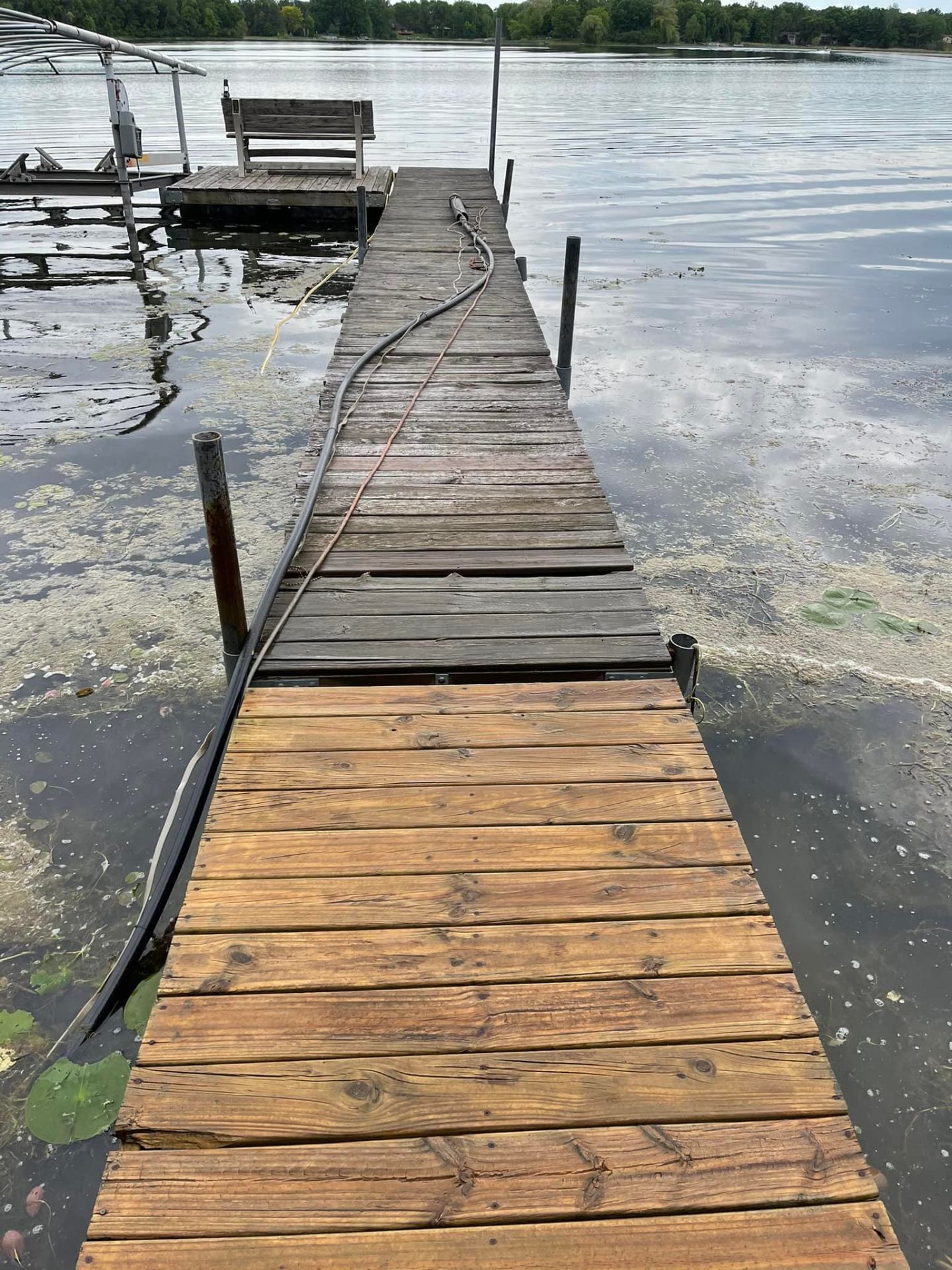 Lake dock restoration