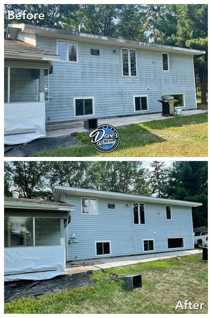 Full home exterior cleaning