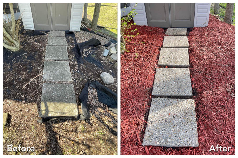 Stepping stone walkway